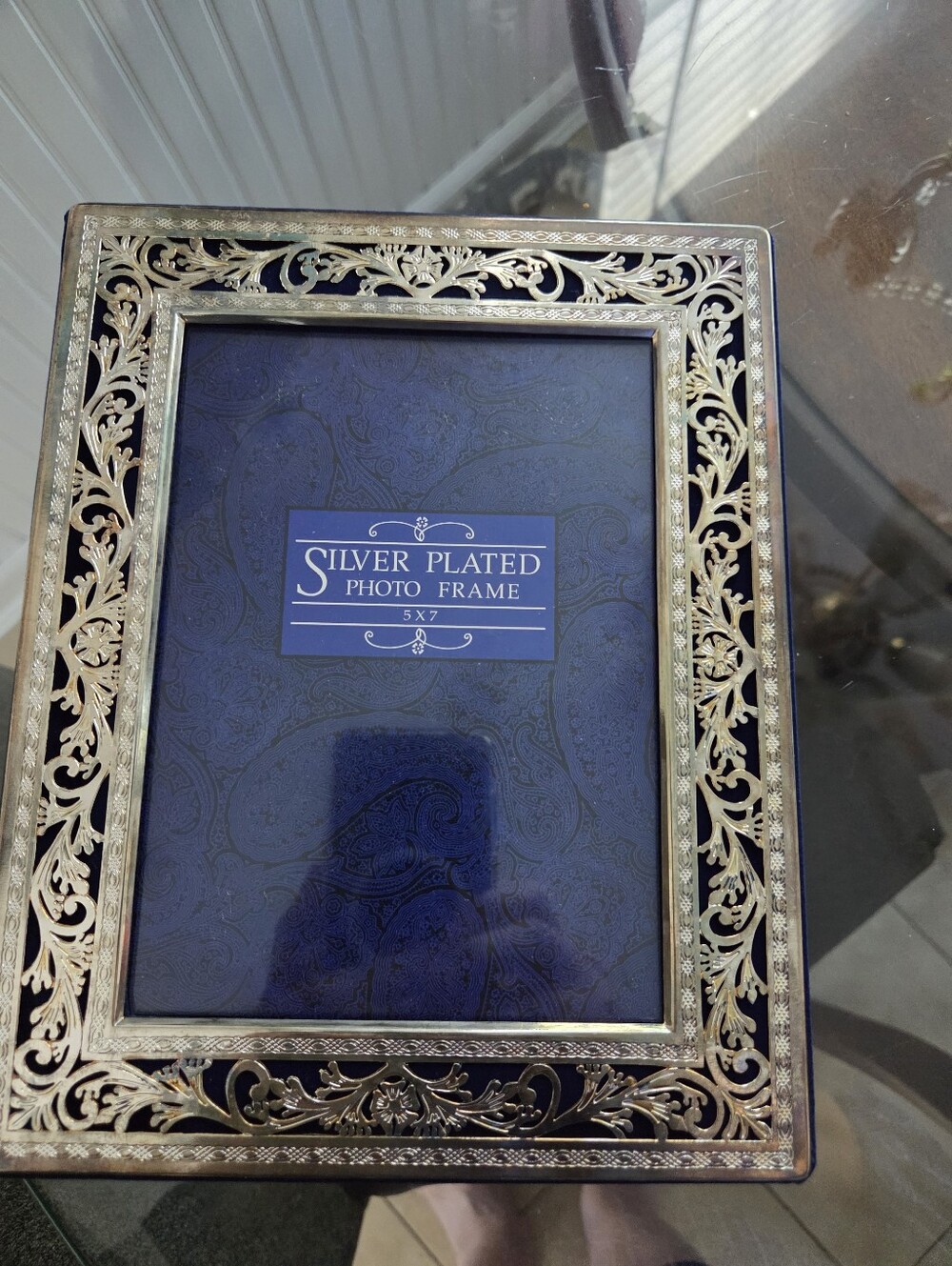 Silver Plated Ornate Photo Frame Album NWOT